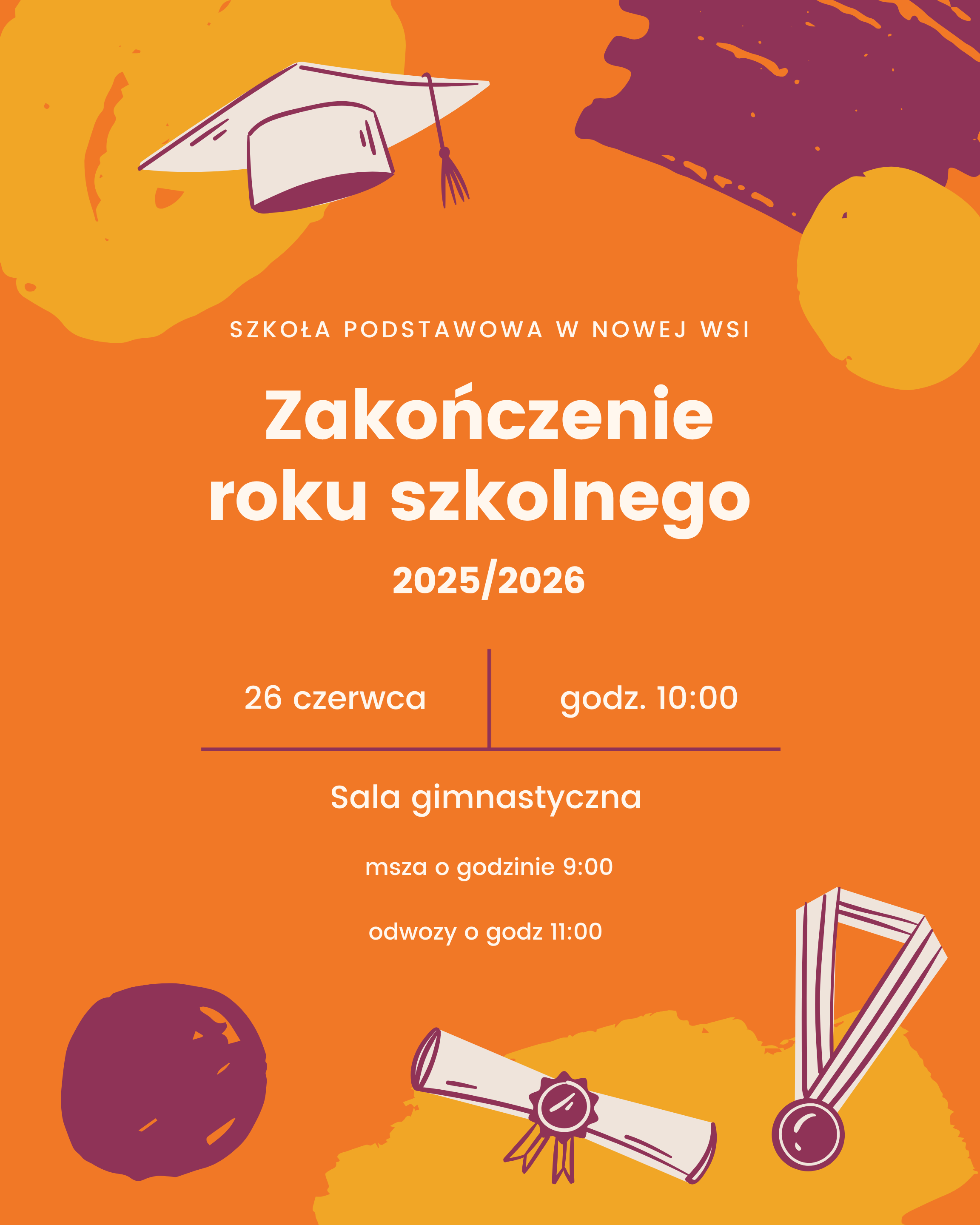 Fioletowy_Pomarańczowy_Zabawny_i_Uroczysty_Szkoła_Plakat_&ndash;_uroczystość_wręczenia_dyplom&oacute;w-(1)
