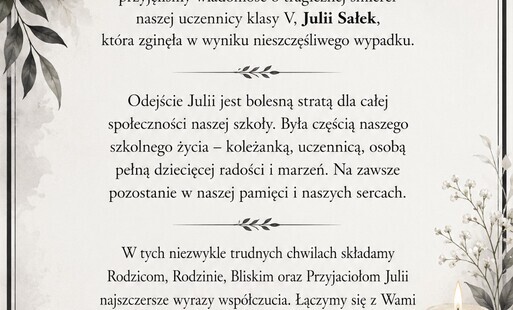 Zdjęcie do Kondolencje